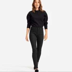 Everlane Black Ankle High-Rise Skinny Jean Stretch